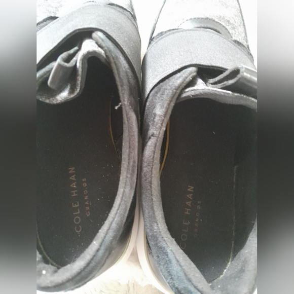 Cole Haan Gray Black Grand OS Ella Studio Lightweight Slip On Sneakers zise 10B - Picture 12 of 14